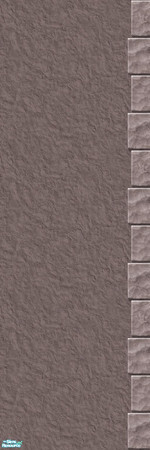 Sims 2 — Studio K Stucco Too 02b - Plum Brown by StudioKhagerks — 