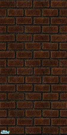 Sims 2 — My Quake Wall set 2 - Worn brick by Dr. Macabre — Last but certainly not least, the worn brick wall. Check out