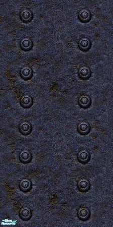 Sims 2 — My Quake Wall set 2 - Metal with..... by Dr. Macabre — Thats right for your home, Metal walls with big studs.