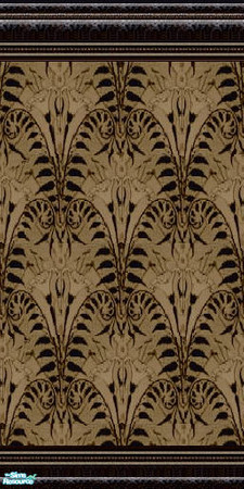 Sims 2 — jsf2NouveauFullBlack by jsf — From jsf Designs exclusively for TSR. Find in Wallpaper. Matching