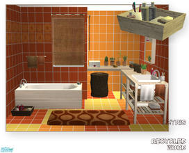 Sims 2 — Leyris batroom - Deco in orange by mirake — 