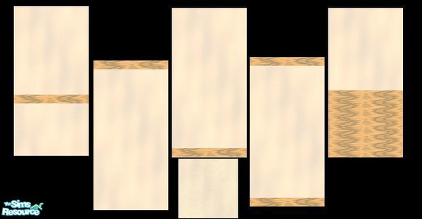 Sims 2 — Softsahara by Geanois — A set of 5 paints and a carpet