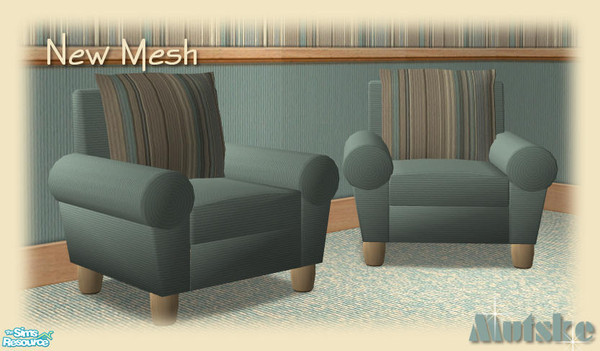 Sims 2 — Milco Living - Chair by Mutske — Contains 7 new meshes * Living Chair * Loveseat * Sofa * Coffeetable 1 tile *