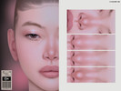 Sims 4 — Nose Contour  | N19 by cosimetic — - All genders - 5 color options - You can find it in the Skin Detail