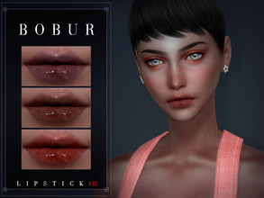 Sims 4 — Lipstick 132 by Bobur2 — Lip gloss for female and male 20 colors HQ compatible I hope you like it