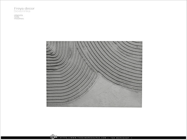 Sims 4 — Freya decor - concrete paint by Severinka_ — Floor concrete paint From the set 'Freya decor' Build / Buy