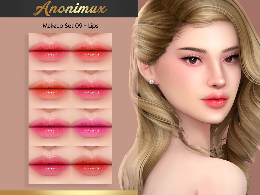 The Sims Resource Makeup Set 09 Lips