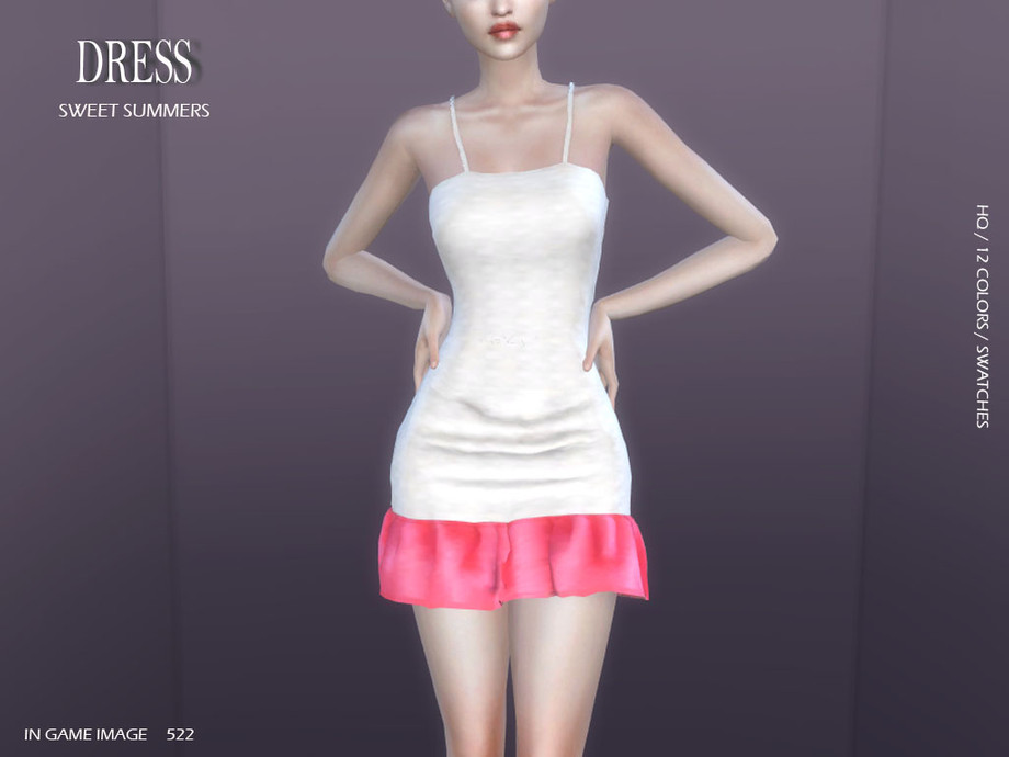 The Sims Resource - Sweet Summers Dress