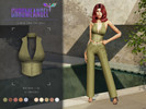 Sims 4 — V-Neck Tank Top [N44] SET by CHROMEANGEL44 — New Mesh 11 Swatches HQ Texture Female | Adult-Elder-Teen-Young