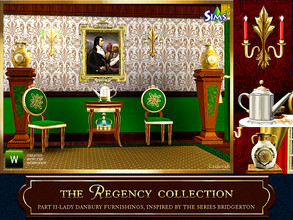 Sims 3 — Danbury Regency Collection Part II by Cashcraft — The Danbury Regency Collection Part II is a Sims 3 set