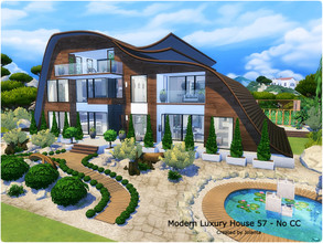 Sims 4 — Modern Luxury House 57 - No CC by jolanta2 — This house will be a wonderful place for your Sim family. Includes: