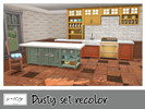 Sims 4 — Dusty kitchen set by so87g — - Dusty barstool: cost: 100$, 5 colors, you can find it in comfort - barstool -