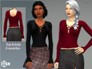 Sims 4 — Top female Marisa by LYLLYAN — Top female in 8 swatches.