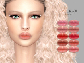 Sims 4 — Lipstick A48 by ANGISSI — For all questions go here ---- angissi.tumblr.com -10 colors -HQ compatible -Female