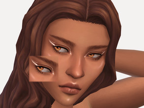 Sims 4 — Sunglow Eyeliner by Sagittariah — base game compatible 5 swatch properly tagged enabled for all occults disabled