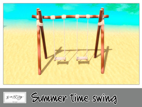 Sims 4 — Summer time swing by so87g — cost: 3000$, 5 colors, you can find it in entertainment - activity (outdoor) All my