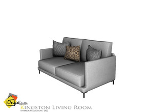 Sims 3 — Kingston Sofa Double by Onyxium — Onyxium@TSR Design Workshop Living Room Collection | Belong To The 2022 Year
