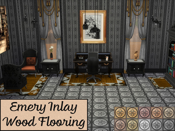 Sims 4 — Emery Wood Flooring by _Simmiller — The name Emery means powerful, rich, home strength. That's what these floors