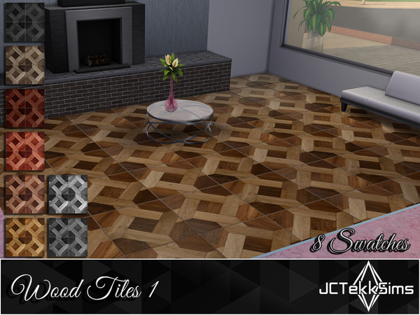 Sims 4 — Wood Tiles 1 by JCTekkSims — Created by JCTekkSims.