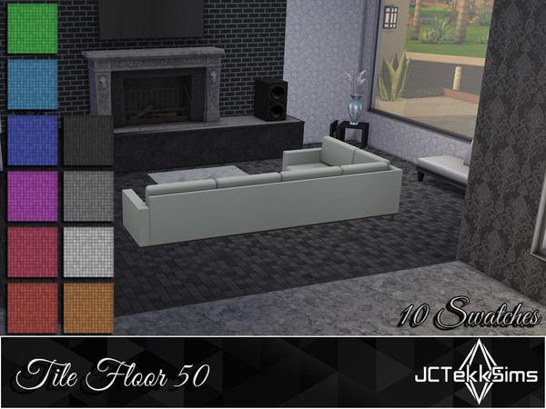 Sims 4 — Tile Floor 50 by JCTekkSims — Created by JCTekkSims.