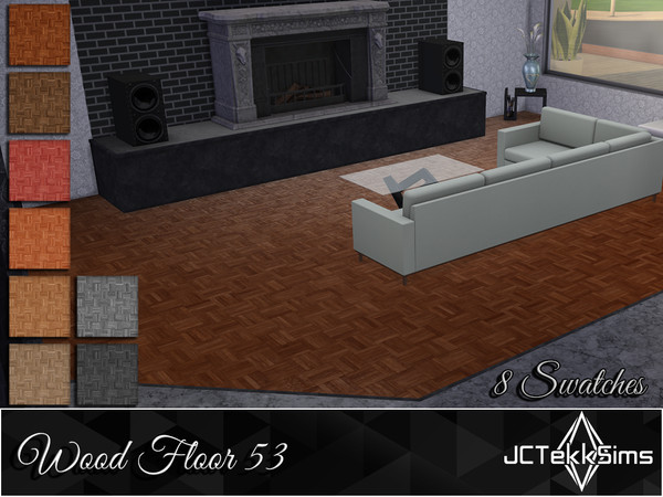Sims 4 — Wood Floor 53 by JCTekkSims — Created by JCTekkSims.