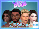 Sims 4 — Acne Overlays V1 [Set] by ProbablyOatmeal — Tons of individual red spots, pimples, zits, and whatever else your