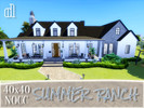 Sims 4 — Summer Ranch by deseraemb — Welcome to your perfect SUMMER HOME!! FEATURES 3 bedrooms including master suite