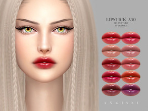 Sims 4 — Lipstick A50 by ANGISSI — For all questions go here ---- angissi.tumblr.com -10 colors -HQ compatible -Female