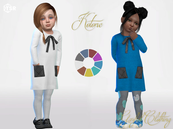 Sims 4 — Kotone by Garfiel — - 9 colours - Everyday, party, formal - Base game compatible - HQ compatible