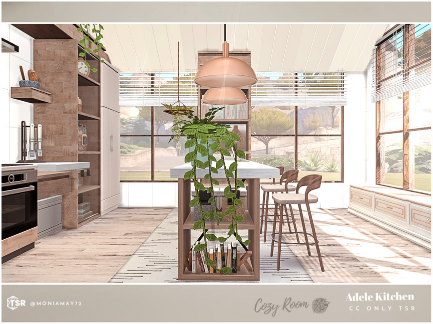The Sims Resource Cozy Adele Kitchen CC only TSR