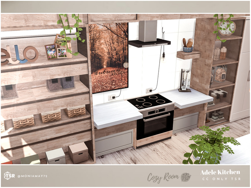 The Sims Resource Cozy Adele Kitchen CC only TSR
