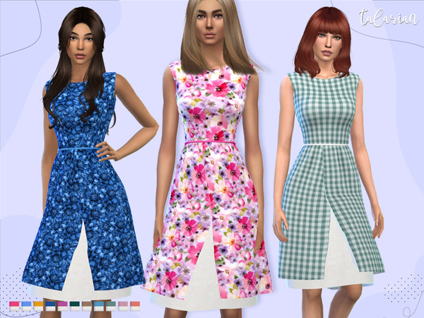 The Sims Resource - Nova [Patterned dress]