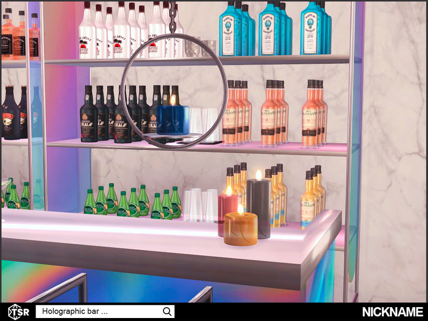 The Sims Resource Holographic bar set