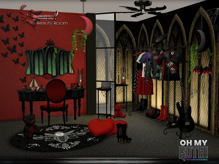 The Sims Resource - Oh My Goth Beauty Room