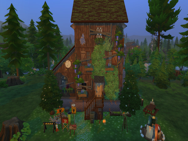 Sims 4 — Werewolf Shack by susancho932 — A spooky shack that is perfect for a werewolf to hide during transformation and