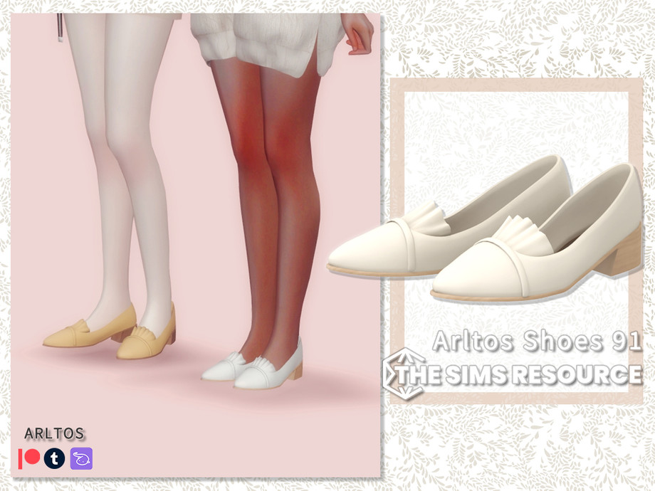 Sims 4 School Loafers