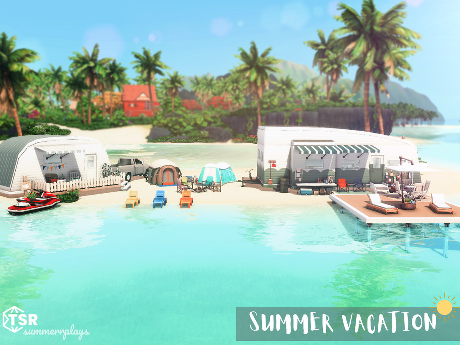 The Sims Resource - Summer Vacation Camping | TSR CC Only