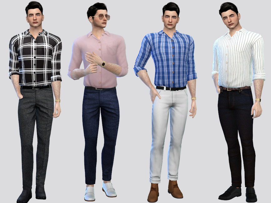 The Sims Resource - Howell Casual Shirt