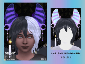 Sims 4 — Oh My Goth! - Cat Ear Headband (Child) by OranosTR — This Headband was created for pastel style children. Cat