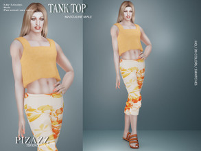 Sims 4 — Cropped Top For Men by pizazz — www.patreon.com/pizazz Sims 4 games. Pic only shows 1 of 20 different styles.