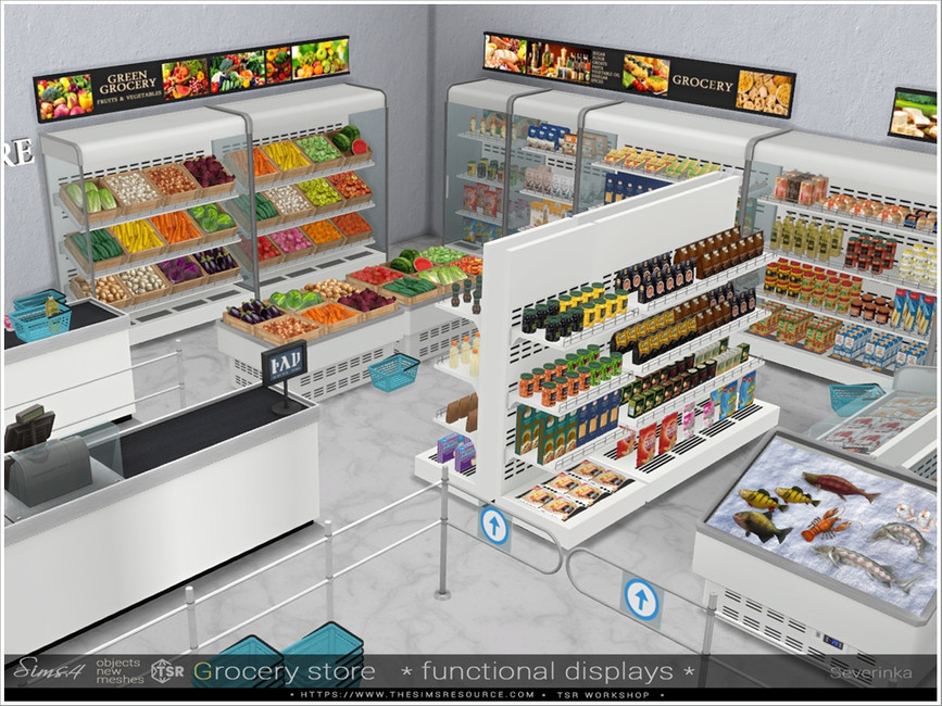 The Sims Resource Grocery store Pt.I
