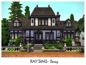 Sims 4 — Darcy by Ray_Sims — This house fully furnished and decorated, without custom content. This house has 2 bedroom