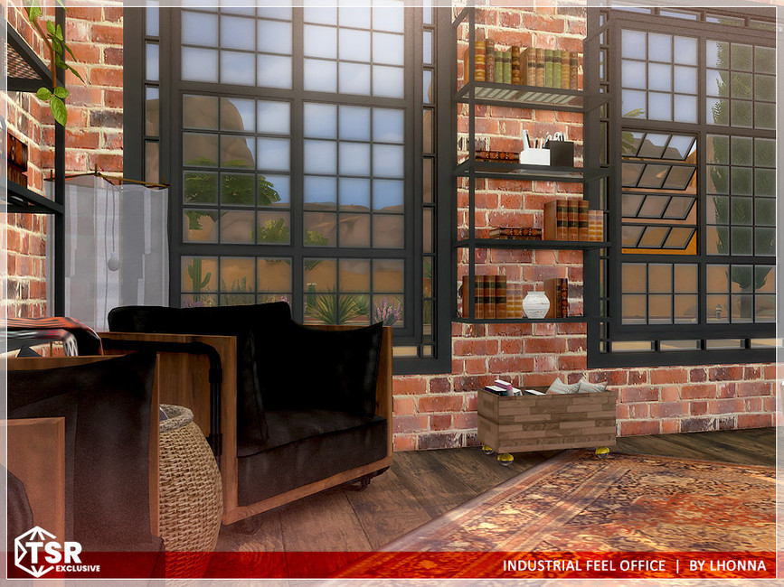 The Sims Resource - Industrial Feel Office /TSR CC only/