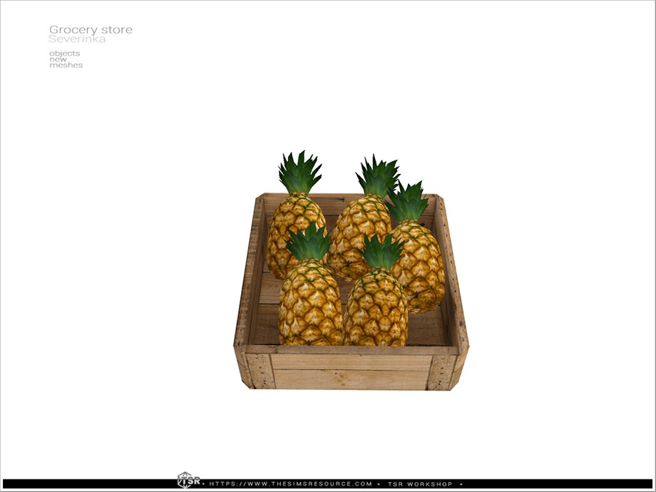 The Sims Resource Grocery store pineapples box