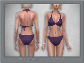 Sims 4 — Candy Bikini Top. by Pipco — A bikini top in 18 colors. Base Game Compatible New Mesh All Lods HQ Compatible