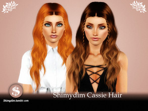 Sims 3 — Cassie Hairstyle - Adult by Shimydimsims — Hi! I hope you will like this hair! It's a long wavy hairstyle with 2