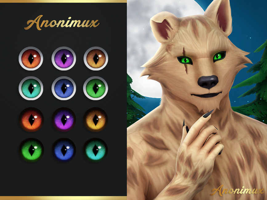 The Sims Resource - Werewolf Default Eyes 01