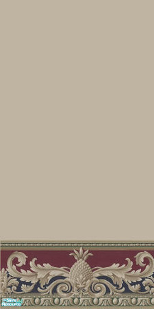 Sims 2 — Grey Coloured by Euterpe — Gray paint with a sculptured border