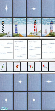 Sims 2 — Sea lighthouses by devilishdawn —  