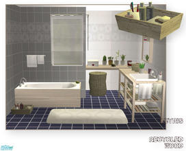 Sims 2 — Leyris bathroom - Deco in white by mirake — 